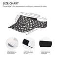 thumbnail image 3 of Sikiie Bowling Pins Sun Visor Hat Adjustable Velcro Golf Visor Sports Sunscreen Visor Hat for Outdoor Activities, 3 of 7