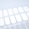 thumbnail image 3 of RAGUPEL White Solid Color Free Nail Light/Lamp Gel Nail Stickers 20 Extra-Long Manicure Strips Gel Nail Strips, 3 of 7