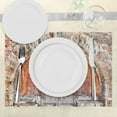 thumbnail image 3 of Ambesonne Rustic Place Mats Set of 4, Door Vintage, Standard Size, Grey Orange, 3 of 6