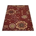 thumbnail image 4 of Rugsotic Carpets Hand Tufted Wool Eco-Friendly Area Rugs - 5'x8', Rectangle, Red, Modern Contemporary Design, High Pile Handmade Anti Skid Rugs for Living Room, Bed Room (K00656), 4 of 5