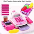 thumbnail image 1 of Electronic Cash Register Toy, Pretend Play Money Machine, Realistic Sound Effects + Lcd Screen, Kid-Friendly Design, for Children Ages 3-8, Interactive Learning, Role-Playing Game, Plastic Hzhnb, 1 of 6