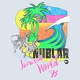 thumbnail image 2 of Mens Jurassic World Retro 93 Surf Nublar T Shirt, 2 of 4