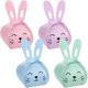 thumbnail image 5 of Caja de regalo de caramelos de Pascua | Bolsas de golosinas con forma de conejo y huevo Papel de cartón multicolor | Cajas de 12 detalles para fiestas navideñas | Diseño de asa mona | Contiene, 5 of 6