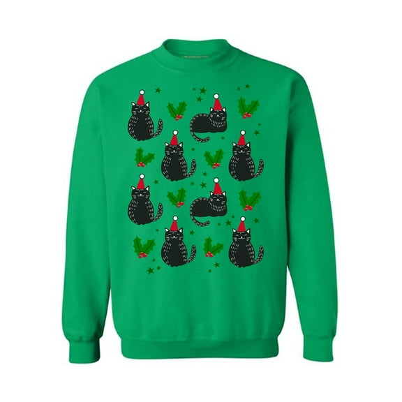 Awkward Styles Christmas Sweatshirt Xmas Cat Sweater