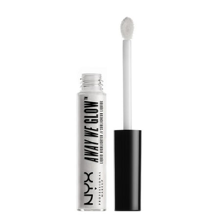 NYX Professional Makeup Away We Glow Liquid Highlighter, Moon (Best Liquid Highlighter For Contouring)