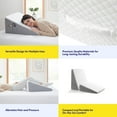 Premium Bed Wedge Pillow Ergonomic Support for Sleeping, PostSurgery