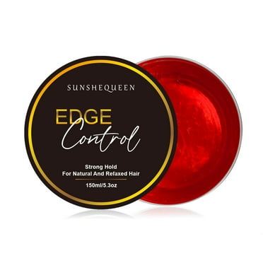 Edge Control Hair Gel – Maximum Hold for Thick Edges, Non-Greasy & No Flaking Formula, 24-Hour Style with Natural Ingredients, 3.5 Fl Oz