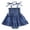 DM-Blue, variant on TAmten Preemie Baby Girl Clothes Ruffled Sleeveless Romper Floral Dreesy Bodysuit Heaedband 2pcs Baby Girl Summer Clothes(Blue,12-18 Months)