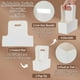 thumbnail image 4 of 25 unidades de asas blancas para vasos de 2 tazas, portavasos de cartón para café, 4 of 6