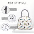thumbnail image 4 of Fotbe happy new year Raccoon Bolsa de Almuerzo con Estampado, Lonchera Aislada, Contenedor de Comida Reutilizable Tipo Cooler a Prueba de Fugas, 4 of 6