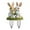 C, variant on JHEHF Easter Bunnies Garden Stakes Decor 2D Acrylic Welcome Yard Sign for Outdoor & Indoor Home Garden Festival Easter Theme Party Supplies