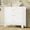 3-D White, variant on Metal 3 Dresser Chest of Drawers for Bedroom Black White
