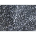 thumbnail image 3 of Ambesonne Oriental Floral Quilted Coverlet 3 Pcs, Damask Bloom Ethno, Queen Size, Charcoal Grey and Ceil Blue, 3 of 4