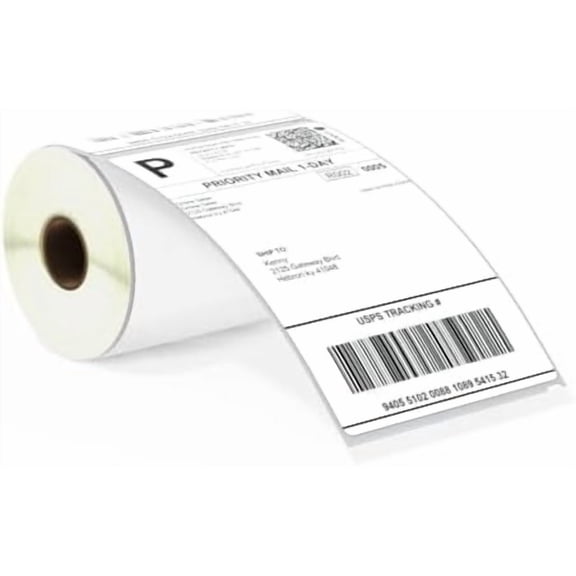 - Compatible DYMO 1744907 (4" x 6") Shipping Labels, Perforated, Compatible with DYMO Labelwriter 4XL Rollo & Zebra Desktop Printers, NOT Fit 5XL [1 Roll/220 Labels]$$Office
