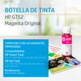 thumbnail image 2 of Botella de tinta original magenta HP GT52 M0H55AL . HP GT52 GT 5820 5810 Magenta M0H55AL, 2 of 4
