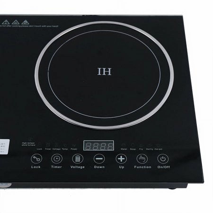 Induction Cooktop 2 Burners Electric Hob Cook Top Stove Ceramic Cooktop 110V