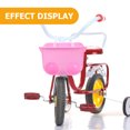 thumbnail image 2 of Miangastore Bike Basket Plastic Multifunctional Design Pink 1Set 8.5x6.9x5.7in, 2 of 8