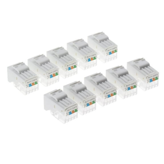 SnapIn Insert Jack RJ11 For DSL Voice Ph -dix Pack / Lot