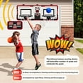 thumbnail image 3 of Ayieyill Indoor Basketball Hoop for Kids, 2 Player Mini Basketball Hoop for Door with 4 Balls, 3 of 8