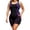 Multicolour, variant on Plus Size Women's Swimming Suit Rash Guard Boyleg One Piece Swimsuit Surfing Bathing Suit