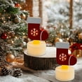 thumbnail image 6 of Hometravel LED Christmas Candle Light, Electronic Decorative Night Light, Festive Shape Candles for Tabletop and Shelf Display, 6 of 6