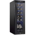 thumbnail image 1 of Schmecke 12 Bottle Compressor Wine Cooler Refrigerator - Black, 1 of 8