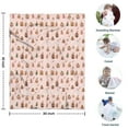 thumbnail image 4 of Pink Christmas Gingerbread House Pattern Blanket,Comfortable Soft Flannel Throw Blanket,All Season,Warm Lightweight Blankets for Sofa Bed Couch Living Room Chair,30"x40", 4 of 4