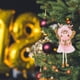 thumbnail image 3 of Colgante Colgante De Árbol De Navidad Mini Ángel Niña Muñeco De Peluche Colgantes Año Nuevo Regalos De Decoración De Fiesta De Navidad 2 Uds Yuarrent HA038493-00, 3 of 6