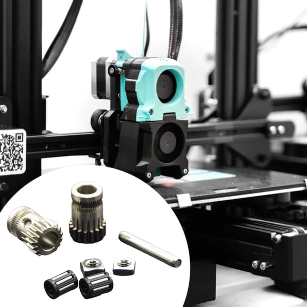 Engranajes de transmisión para impresora 3D, extrusora, engranaje doble ...