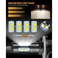 thumbnail image 2 of For Kia Soul 2010 2011 2012 2013 2x 881/889 Car Fog Light Bulbs White 6000K, 2 of 8