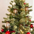 thumbnail image 3 of Pakyozj 36 Pcs Velvet Ribbon Bows for Christmas Tree – Clip-On Style, Pre-Tied Use | Perfect Xmas Ornaments for Garland, Wreath, Indoor & Outdoor Decor 5 x 7 Inches, 3 of 7