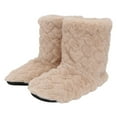 thumbnail image 4 of 1 par de botas altas de tubo para piso, antideslizantes, gruesas, para baile, cálidas., 4 of 7