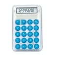 thumbnail image 2 of Mini Calculator for Students, High-Color 8-Digit Portable Design, White Blue Green Purple Pink Math Tool, 2 of 9