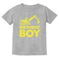 thumbnail image 1 of Tstars Boys Birthday Gift for Boy Shirt Yellow Tractor Bulldozer Construction Party Graphic Tee B Day Birthday Party Kids T Shirt, 1 of 6
