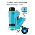 SHFUSZJ 500X Mini Microscope Preschool Home Study Toys for Students
