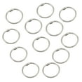 thumbnail image 3 of jinwen 12x Binder Rings Metal Book Rings School Drape Rings Loops Keychain Key Rings, 3 of 9