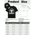 thumbnail image 2 of Girls Soccer Fan T-Shirt - Double Side Print Just a Girl with Goals Iron-On Graphic Short Sleeve Top, Size 3Y-13Y, 2 of 5