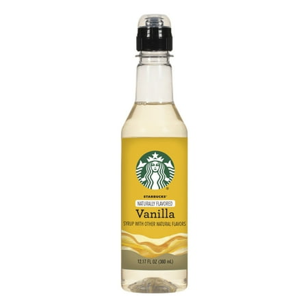 Starbucks Vanilla Syrup 12.17 fl. oz. Plastic (Best Caramel Syrup For Coffee)