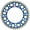 Blue, variant on Twinring Heavy Duty Rear Grooved Sprocket, Blue - 50 Teeth