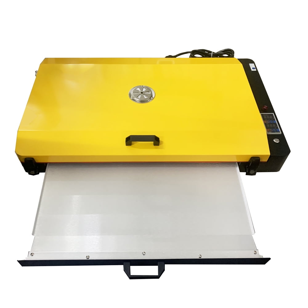 Qomolangma 18in x 24in DTF Film Sheet Curing Oven With Temperature Control Drawer Model Yellow