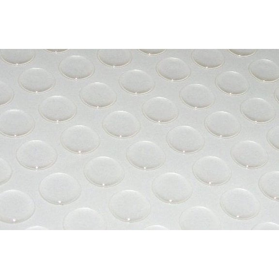 50 - .5" Epoxy Dots for Mini Bottle Caps Resin Clear