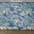 thumbnail image 6 of Ambesonne Paisley Place Mats Set of 4, Inspired Persian, Standard Size, Teal Navy and Tan, 6 of 6