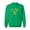 Kelly Green, variant on U.S. Navy Vintage Arch Logo with gold ink Crewneck Sweatshirt
