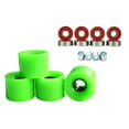thumbnail image 1 of 4pcs 78A High Flexibility Quad Roller Skate Wheels with Bearings Installed Skateboard Wheels for indoor e outdoor Roller Skating Green, 1 of 8
