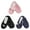 Assortment D, variant on BambooMN Adult Super Soft Warm Cozy Animal Slippers Assortment B, Extra Large 3 Pairs