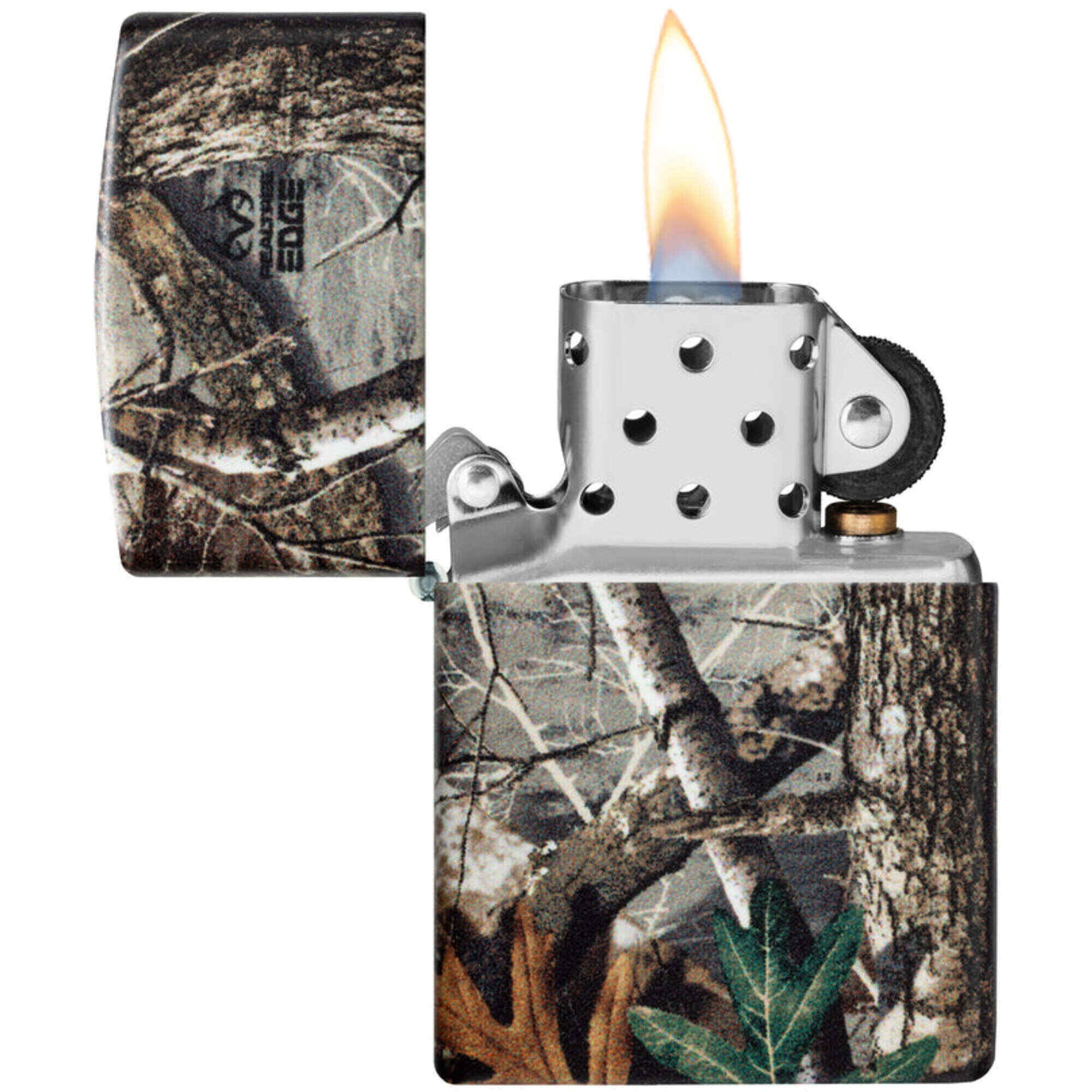 Zippo 46573 Realtree Edge Pattern Metal Windproof Pocket Lighter