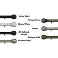 thumbnail image 5 of Urbanest Swing Arm Rods, 1/2", 24"-38", Antique Gold, Set of 2, 5 of 6