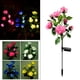 thumbnail image 4 of LED Solar Rose Lights Lámpara de césped Lámpara de estaca Patio Patio cabezas Baoblaze Luz de estaca decorativa, 4 of 8