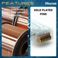 thumbnail image 4 of iVoltaa Cat7 Cable Dual Shielded (SSTP) 10 gbps High Speed Ethernet Cable - 33.0 ft, 4 of 5