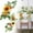 Orange, variant on Wedding Arch Flowers Artificial Set Of 2 Pieces Roses And Sunflowers With Leaves For Ceremony Decor Welcome Sign Table Centerpiece